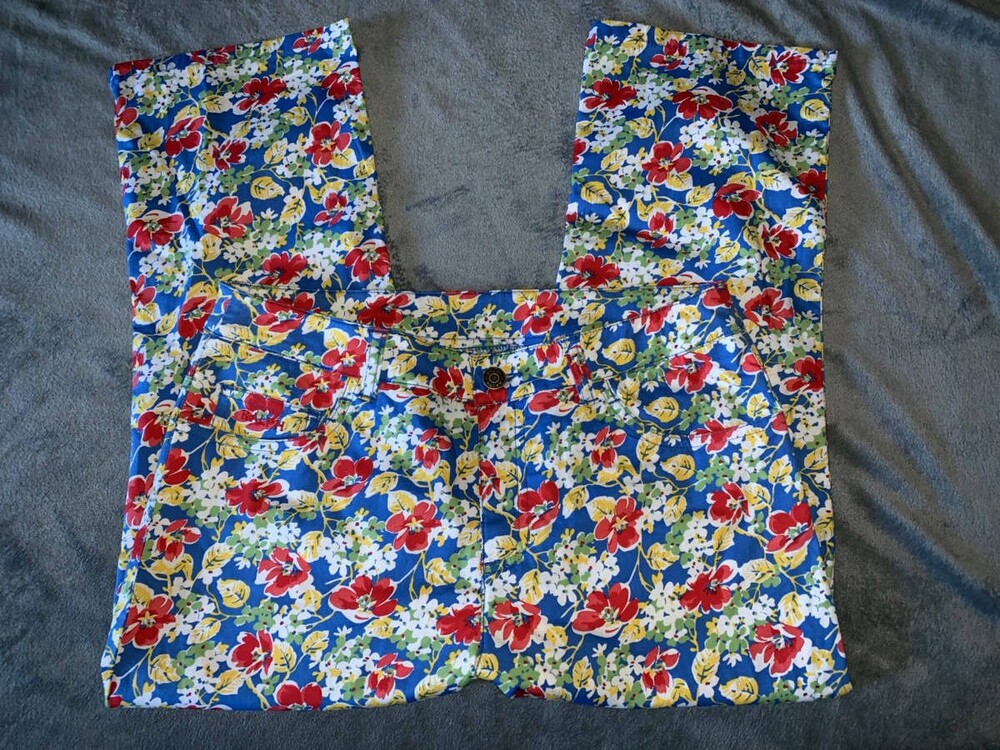 Lauren Ralph Lauren Pants Womens 4 Multicolor Floral Colorful Capri Bottoms